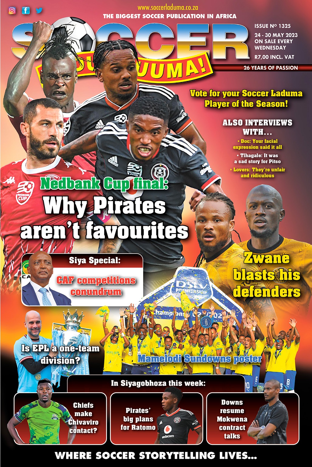 Soccer laduma store news siyagobhoza