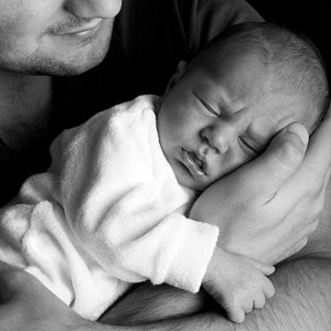 Father and baby, from Pixabay.