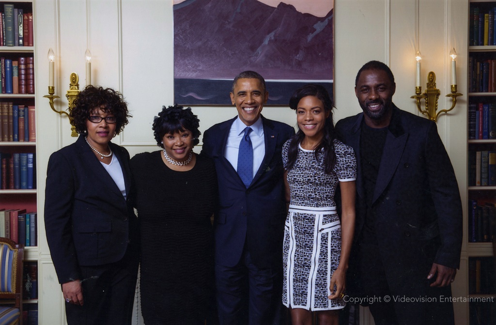 Zenani and Zindzi Mandela, President Barack Obama,