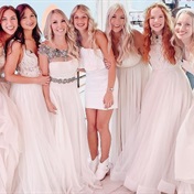 One mom, six sisters, seven wedding dresses: Family 'relive memories' on one-of-kind ladies' night