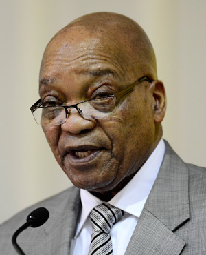 President Jacob Zuma. (File, AFP)