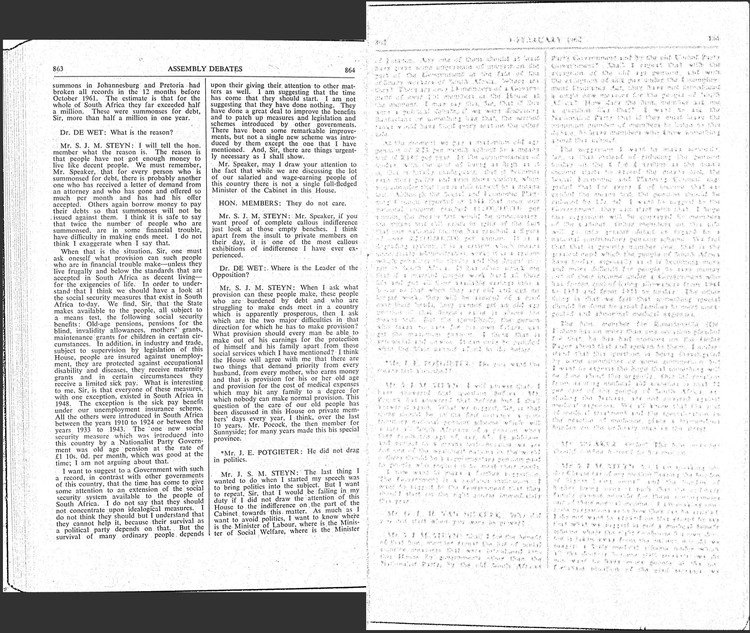 In this scan of the Hansard, created by i-Kno, eve