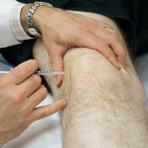 Knee injection