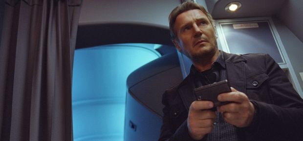 This image released by Universal Pictures shows Liam Neeson in a scene from Non-Stop.  (AP)