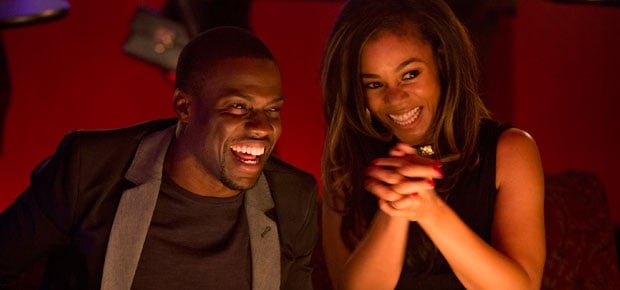Kevin Hart and Regina Hall in a scene from About Last Night (AP)