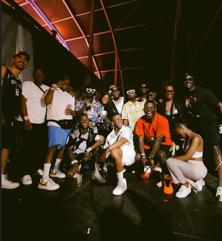The South African musicians and supporters that attended Afronation. Photo: Major League DJz Twitter.