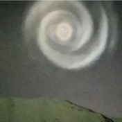 WATCH | The moment a mysterious spiral appeared in the night-sky