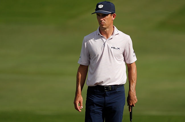 Billy Horschel of the United States looks on over the seventh hole during the second round of the Wyndham Championship at Sedgefield Country Club in Greensboro, North Carolina on 14 August 2020.
