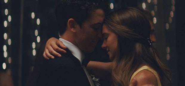 Miles Teller and Shailene Woodley in a scene from The Spectacular Now (Disney Pictures)