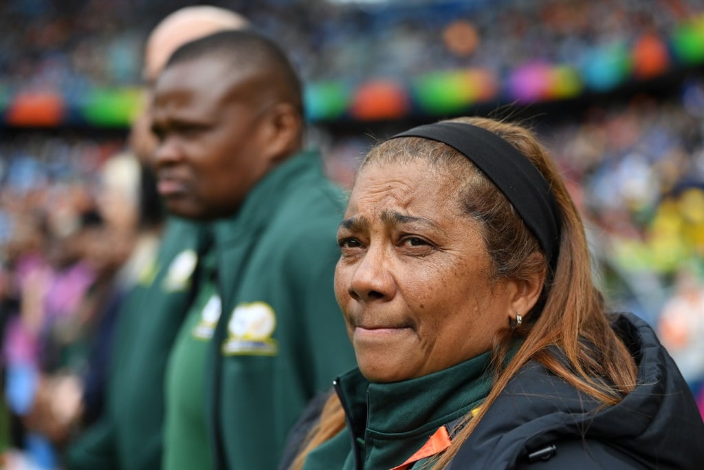 Desiree Ellis, Head Coach of South Africa, is seen prior to the FIFA Womens World Cup Australia & New Zealand 2023 Round of 16 match between Netherlands and South Africa at Sydney Football Stadium on August 06, 2023 in Sydney / Gadigal, Australia. 