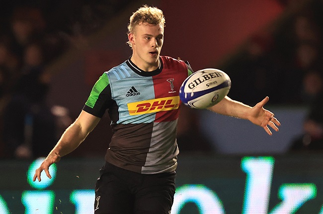 Louis Lynagh in action for English club Harlequins. (Photo by David Rogers/Getty Images)