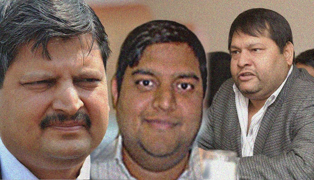 Gupta brothers Atul, Rajesh and Ajay Gupta. 