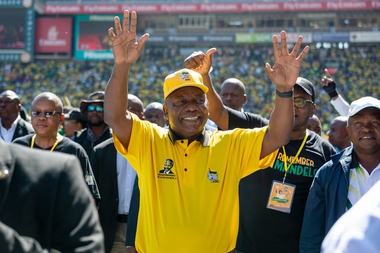 Cyril Ramaphosa has led South Africa’s ANC to its 
