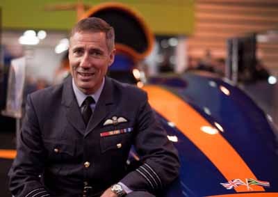 <b>PROUD MOMENT:</b> Andy Green and the Bloodhound SSC get ready for action in 2015 in the Northen Cape, South Africa. <i>Image: Andy Green</i>