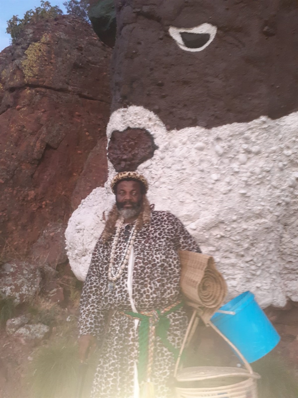 Reverend ‘Dr 4 Second’ Monyeki said they climbed the mountain with gifts to ask the gods to make their July journey a success. 