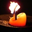 Safe candle burning