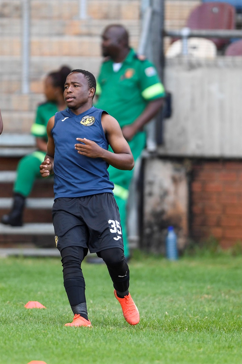 PRETORIA, SOUTH AFRICA - FEBRUARY 05:   Keletso Makgalwa of All Stars during the Motsepe Foundation Championship match between All Stars and Pretoria Callies FC at Soshanguve Giant Stadium on February 05, 2023 in Pretoria, South Africa. (Photo by Lefty Shivambu/Gallo Images)
