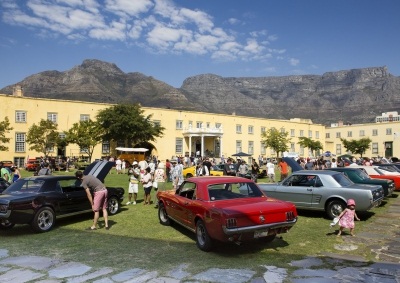 <b>A SPECIAL DAY:</b> Ford Mustang lovers and owners congregated at the Castle of Good Hope in Cape Town. <i>Image: Ford</i> 