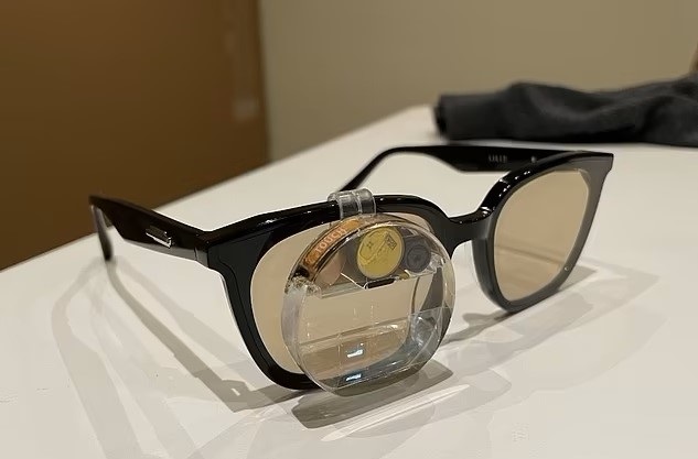 The AI-powered eyeglass is strictly a prototype, intended to show what may be possible with the technology.