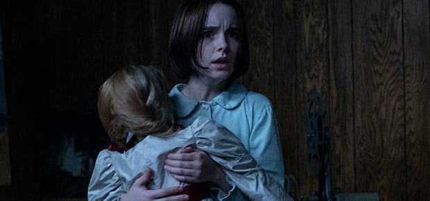 McKenna Grace in a scene from 'Annabelle Comes Home.' (Warner Bros)