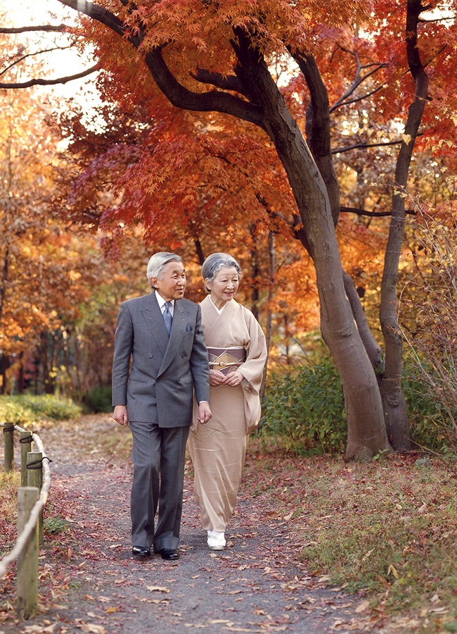 Emperor Akihito and Empress Michiko 