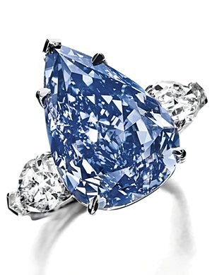 The rare gem is popularly known as "The Blue". (Christies, AFP)