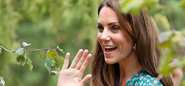 Catherine, Duchess of Cambridge visits the RHS Hampton Court Palace Garden Festival. (Getty Images)