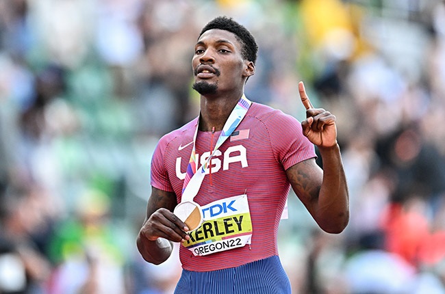 Kerley memenangkan emas 100m dunia dalam sapuan bersih AS