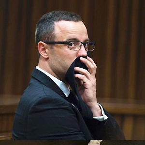Oscar PIstorius looks on during his trail in the North Gauteng High Court in Pretoria. Photo: STRINGER / Reuters
