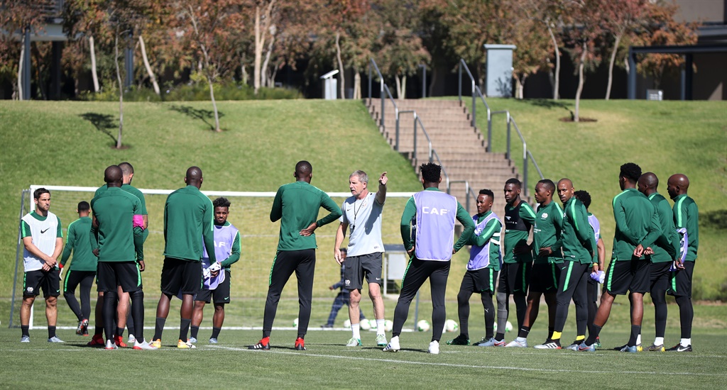 Stuart Baxter, coach of South Africa during the 2019 African Cup of Nations training at the Steyn City School,