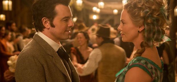 Seth MacFarlane and Charlize Theron in A Million Ways to Die in The West. (Universal Pictures)