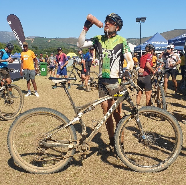 The Cape Epic is brutal on bikes. But John Gale has done nine of them, on this Scott Spark. Proving the Swiss brand’s durability. (Photo: John Gale)