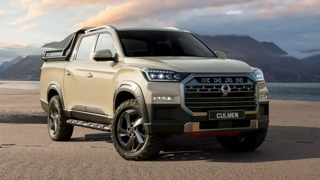 Ignore the odd branding here. This is the latest Musso double-cab, which could compete with Hilux and Ranger. (Photo: SsangYong)