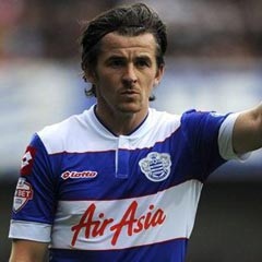 QPR's Joey Barton ready for the top flight again. Photograph: Getty Images.