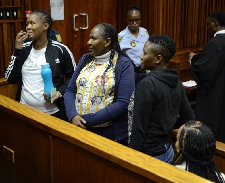 The four women accused of killing Prince Lethukuthula Zulu appeared in court. Photo by Happy Mnguni