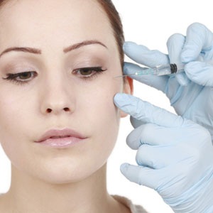Facial treatment with botulinum toxin from Shutterstock.
