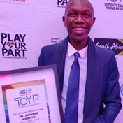 Mathematics with Nqayiya makes top 10 at the Junior Chamber International SA awards 2021