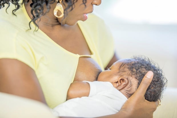 Ensure that your baby’s whole body is turned towards you. (iStock) 