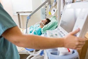 Hospital patient from Shutterstock