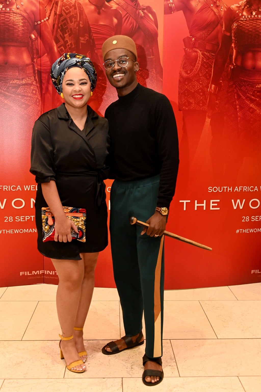 Stephanie Sandowns & Hungani Ndlovu at the The Wom