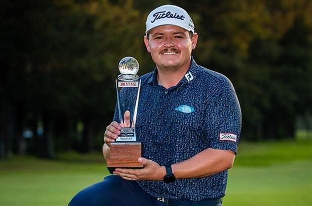 <p><strong>Composed Albertse wins in style</strong></p><p>Louis Albertse was all smiles
after winning the Kit Kat Cash and Carry Pro-Am and R320 000 at Irene Country
Club on Sunday, but he said even though he triumphed by a comfortable four
strokes it felt like he had been climbing mountains all day.</p><p>Albertse finished in style by
sinking a 30ft putt for birdie on the 18th hole, completing an impressive
four-under 68 in the final round, and a total of 23-under-par for the R2
million event, well clear of Kyle Barker in second place on 19-under.

&nbsp;
</p><p>But both playing partner
Malcolm Mitchell and Barker had put Albertse under pressure through the final
day.

&nbsp;
</p><p>Mitchell was four-under-par
through the front nine as he closed to within two strokes, but then a horror
run from the 12th&nbsp;hole
saw him drop four strokes in three holes, including a double-bogey on the
par-three 13th&nbsp;hole,
when his tee-shot hit a tree and he then three-putted.

&nbsp;
</p><p>Barker produced excellent
golf on the last day in a bogey-free 67, which could have been even better and
would have put Albertse under even more pressure had a couple of late birdie
putts not missed the hole by an inch or two.

&nbsp;
</p><p>Nevertheless, Albertse was
not to be swayed on Sunday. He made a pair of crucial birdies around the turn
and then played solid, error-free golf to par his way to the last hole.

&nbsp;
</p><p>"It's always really hard to
win, it never gets easier. Everyone here is extremely talented and the pressure
can get to you; 18 holes is a long time," the representative of Dundee Golf
Club, in the foothills of the KwaZulu-Natal Drakensberg, said after his second
Sunshine Tour victory.

&nbsp;</p><p>"Malcolm Mitchell played
extremely well out of the blocks and that motivated me because I knew if I make
mistakes then he will overtake me. I just tried to stay in it, focus on my own
game as much as I could.

&nbsp;
</p><p>"The birdies at nine and 10
were crucial, with Malcolm missing a birdie putt at 10. I hit some good shots
around the turn and I just tried to play good shot after good shot," Albertse
said.

&nbsp;
</p><p>Far from being insipid golf,
Albertse’s run of pars from the 11th&nbsp;hole was a calculated strategy by the
26-year-old to eliminate risk, on a course he loves, having finished third in
the same event last year.

&nbsp;
</p><p>"Having a good lead is nice
because it means you can hit conservative shots, especially on holes 14 to 16.
It also showed on my choice of club off the 18th&nbsp;tee when I hit a five-iron.

&nbsp;
</p><p>"I scored my first nine-under
here at Irene, back in my amateur days. I just really enjoy the course and
coming back here, I feel comfortable here," Albertse said.

&nbsp;
</p><p>Sean Cronje, the 22-year-old
from Durbanville, hit the big time on Sunday as his phenomenal eight-under 64
lifted him into third place on 17-under-par, his first top-10 finish on the
Sunshine Tour.

&nbsp;
</p><p>Mitchell finished
with a 71 to share fourth place on 16-under with Wynand Dingle (67). <em><strong>- Michael Vlismas</strong></em></p>