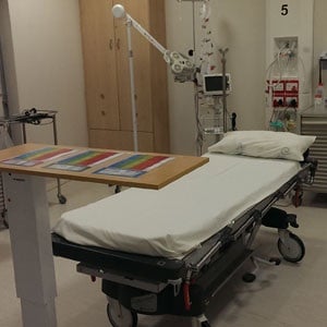 Hospital bed. (Duncan Alfreds, Fin24)