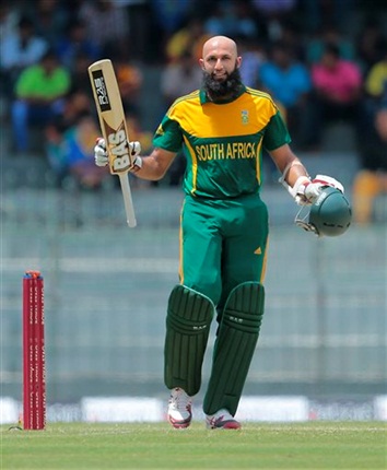 <strong><em>Hashim Amla scored a vital 109 off 130 balls to be named Man-of-the-Match... (AP)</em></strong><br />
