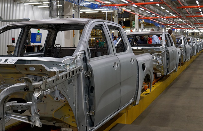 Ford's Body Shop where the new Ranger and VW Amaro