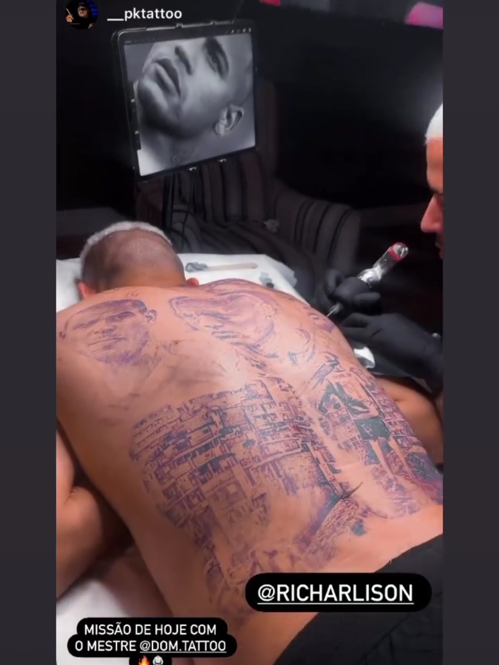 Richarlison gets tattoo of Brazil greats Ronaldo Neymar and HIMSELF along  with Pele message as Tottenham striker immortalises World Cup campaign that  ended in tears  talkSPORT