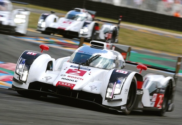 <b>13th WIN FOR AUDI:</b> Audi underlined its domination of the 2014 Le Mans 24 Hours endurance race with its fifth successive victory. <i>Image: AFP/Guillaume Souva</i>