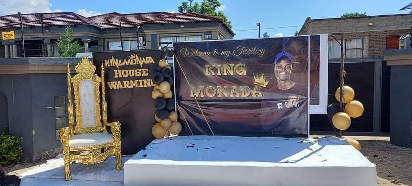 King Monada's house warming was on Saturday, 5 Mar
