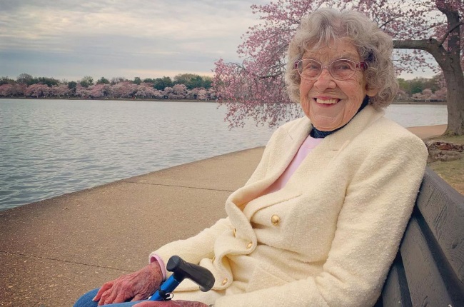 93-year-old Joy has been travelling the US since 2