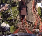Scary! Check out the world's highest wooden roller coaster