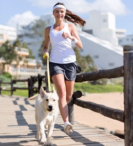 Woman jogging from Shutterstock